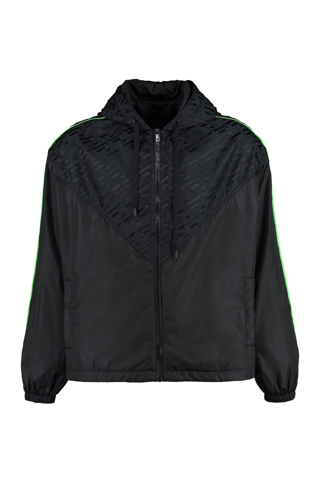 Versace-OUTLET-SALE-Hooded nylon jacket-ARCHIVIST