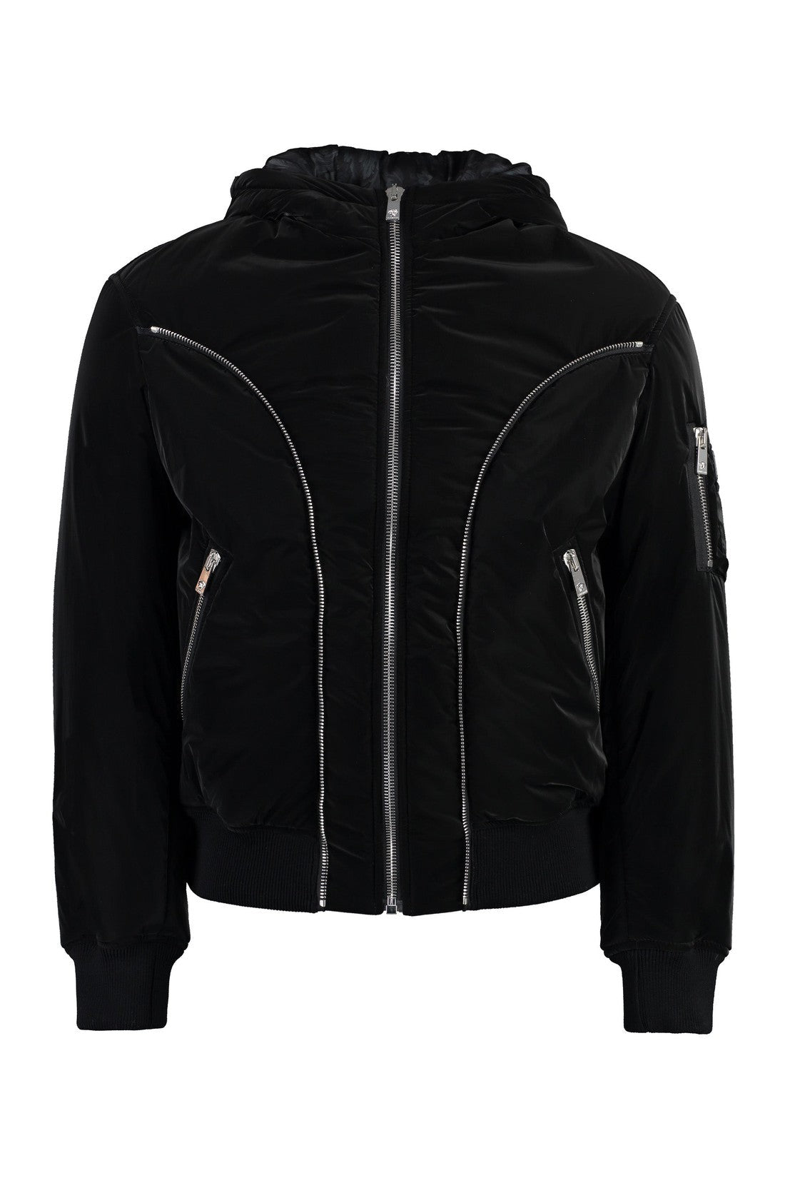 Versace-OUTLET-SALE-Hooded nylon jacket-ARCHIVIST