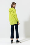 LUISA CERANO-OUTLET-SALE-Hoodie aus Woll-Mix-Strick-36-lime-by-ARCHIVIST