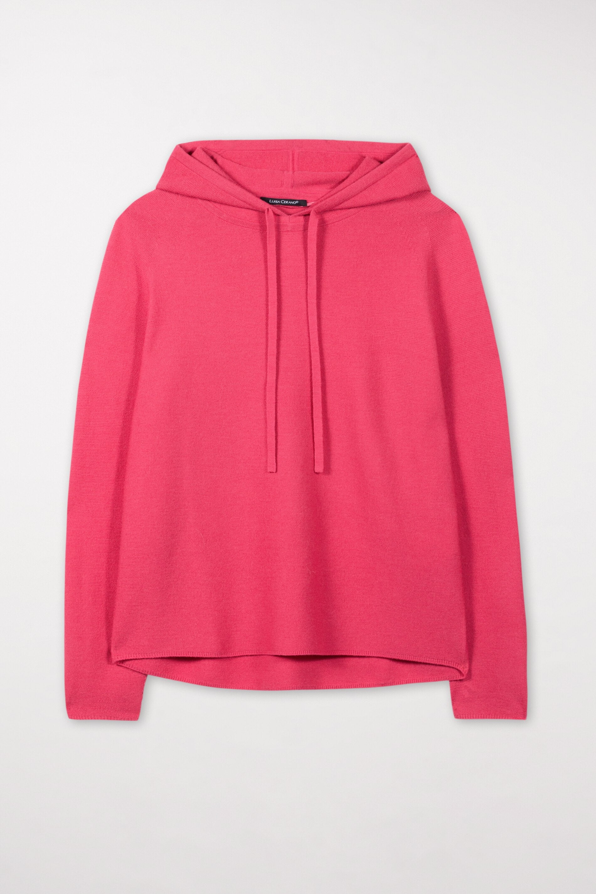 LUISA CERANO-OUTLET-SALE-Hoodie aus Woll-Mix-Strick-34-smoky pink-by-ARCHIVIST