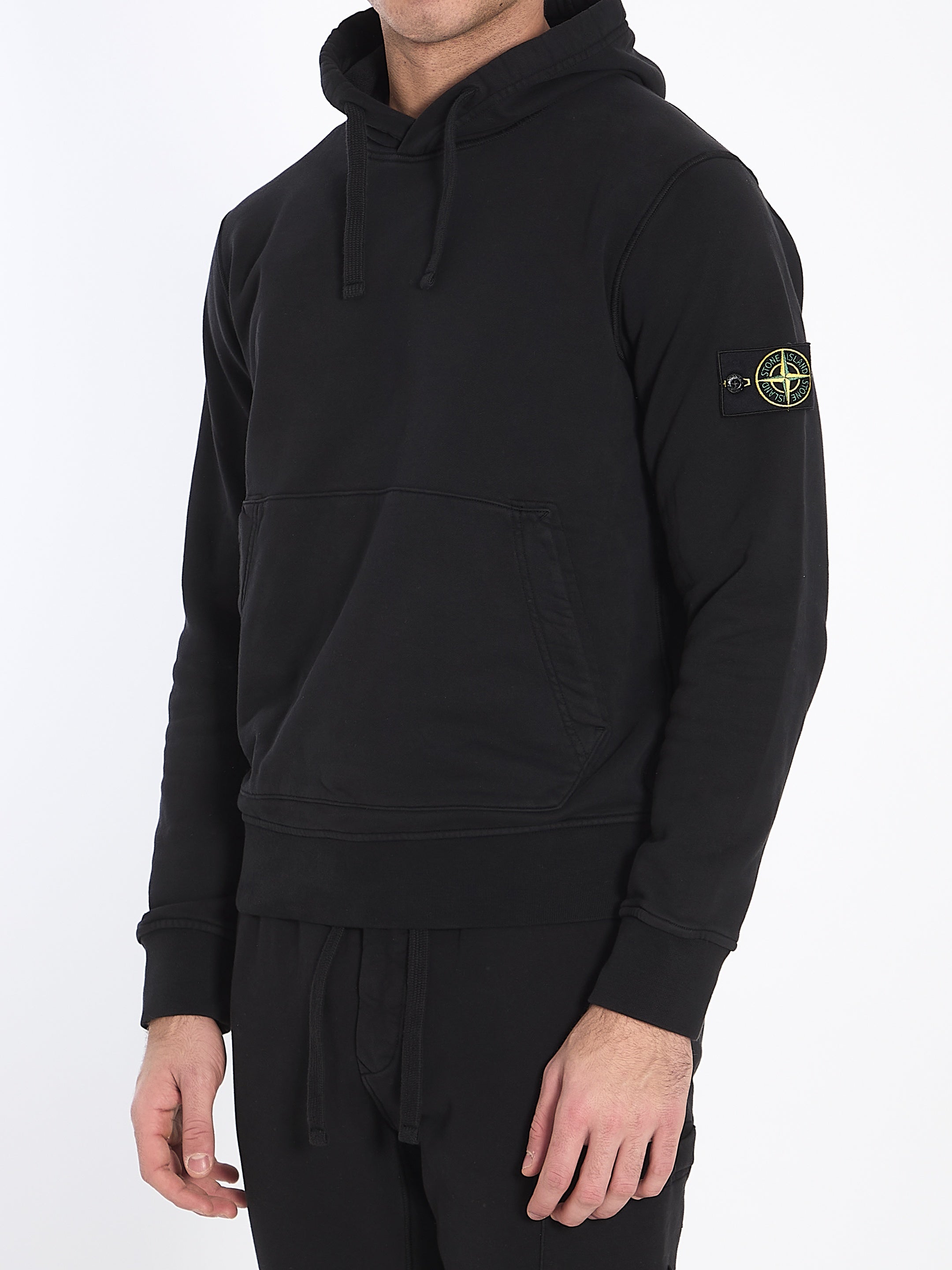 Hoodie in organic cotton fleece