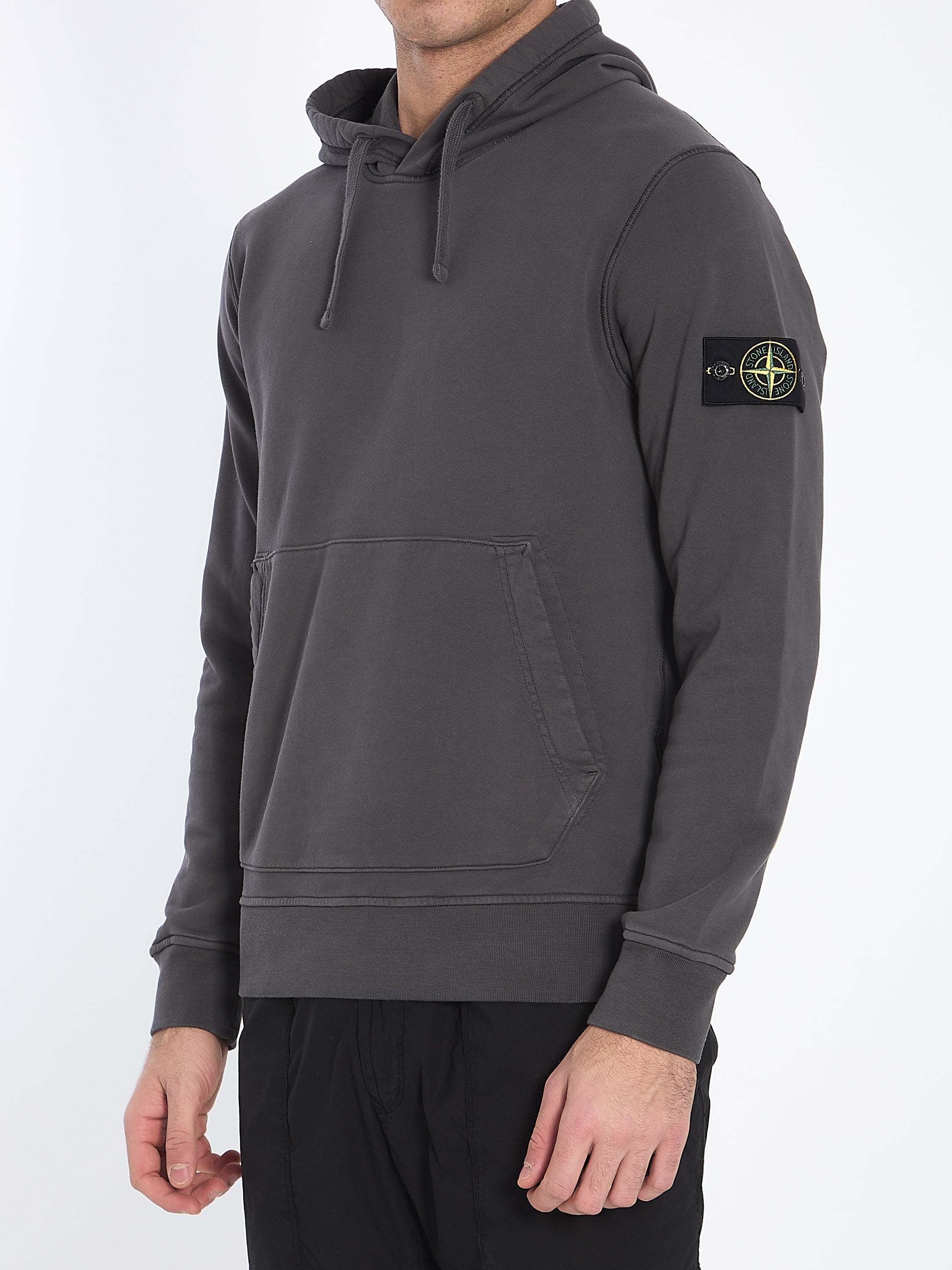 Hoodie in organic cotton fleece