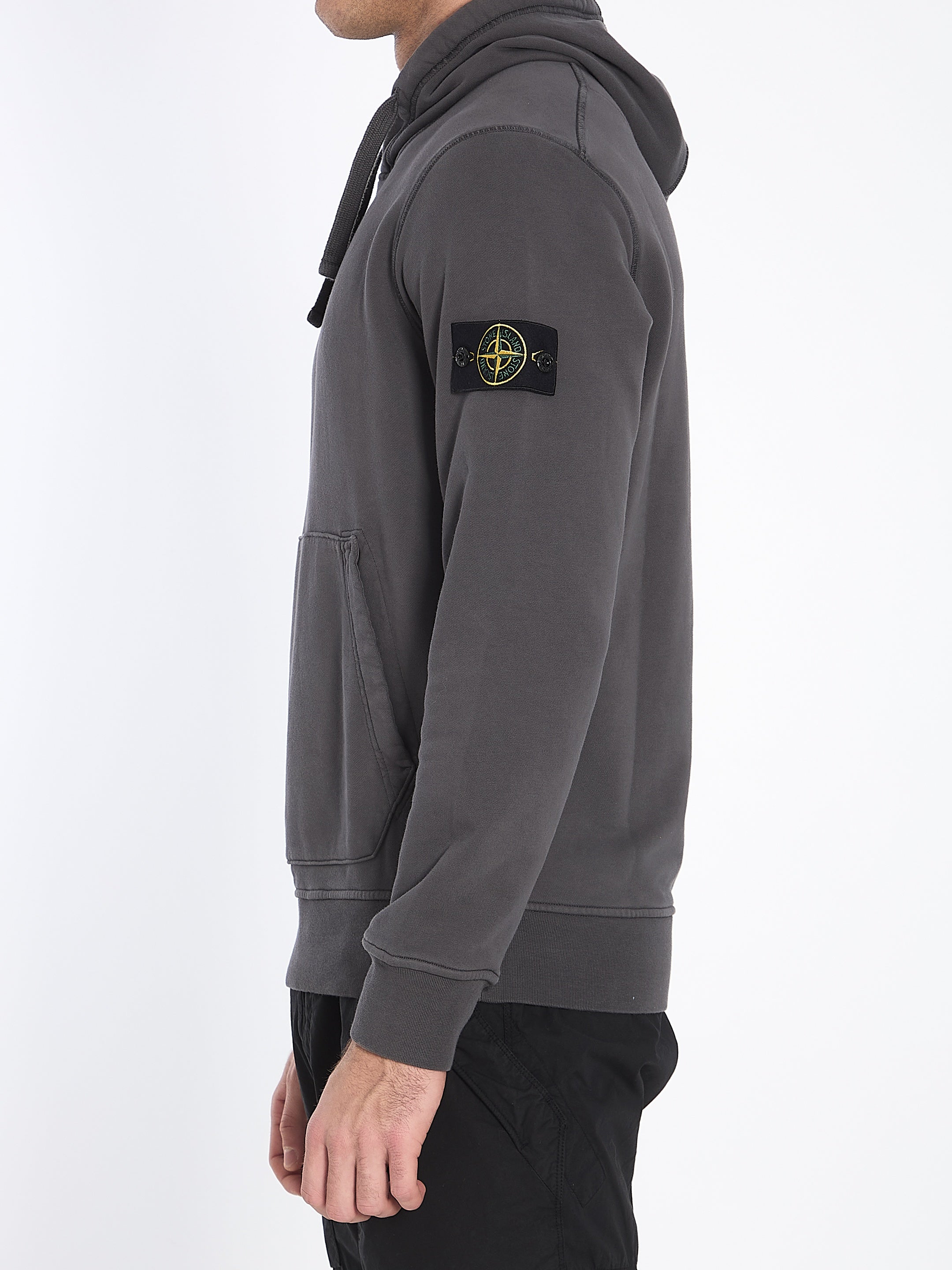 Hoodie in organic cotton fleece