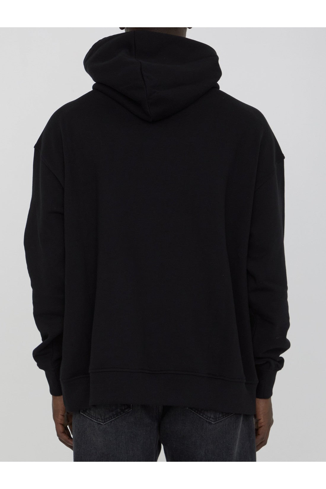 VALENTINO GARAVANI-OUTLET-SALE-Hoodie with metallic V Detail-ARCHIVIST