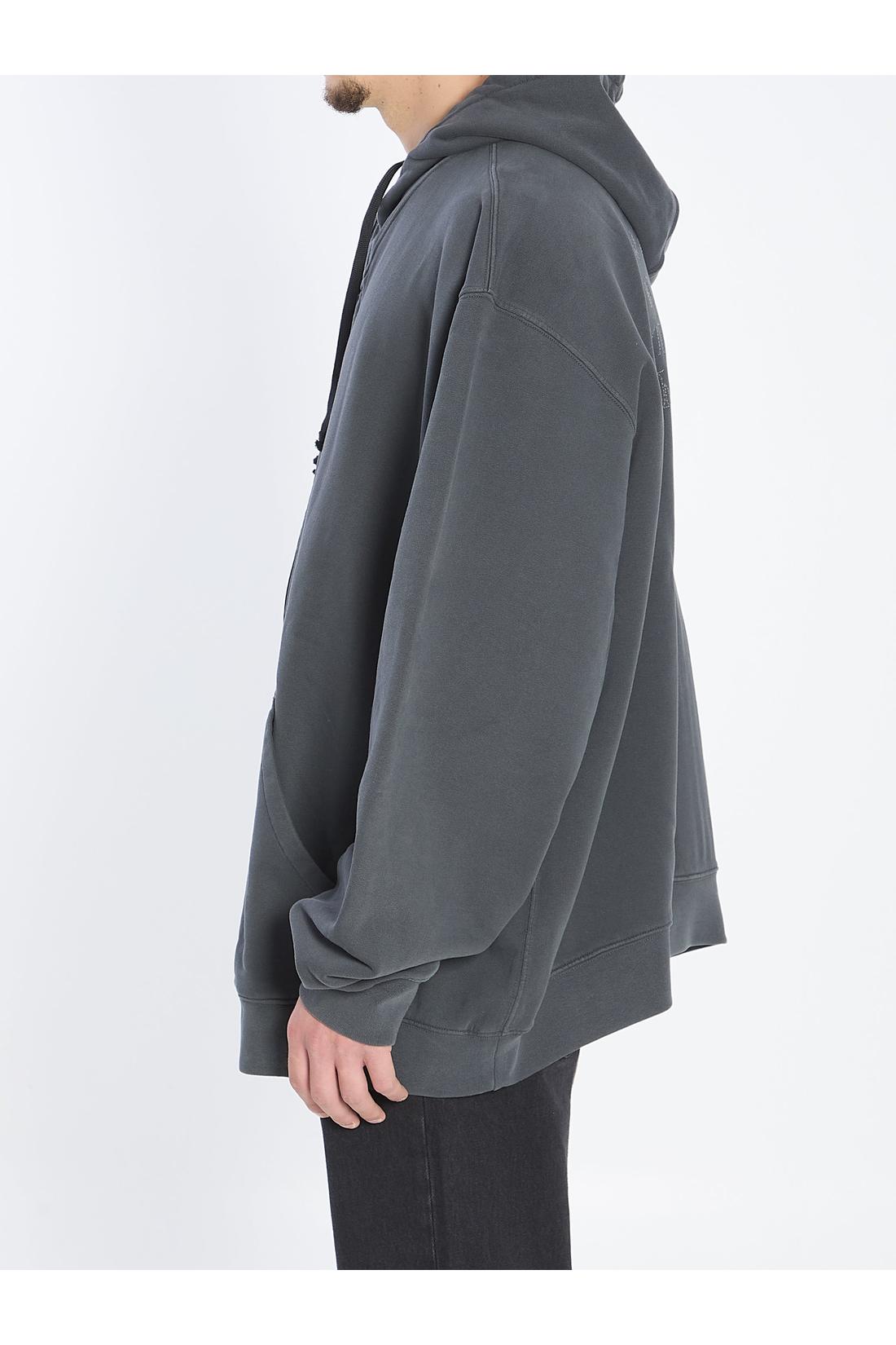 Maison Margiela-OUTLET-SALE-Hoodie with numeric logo-ARCHIVIST