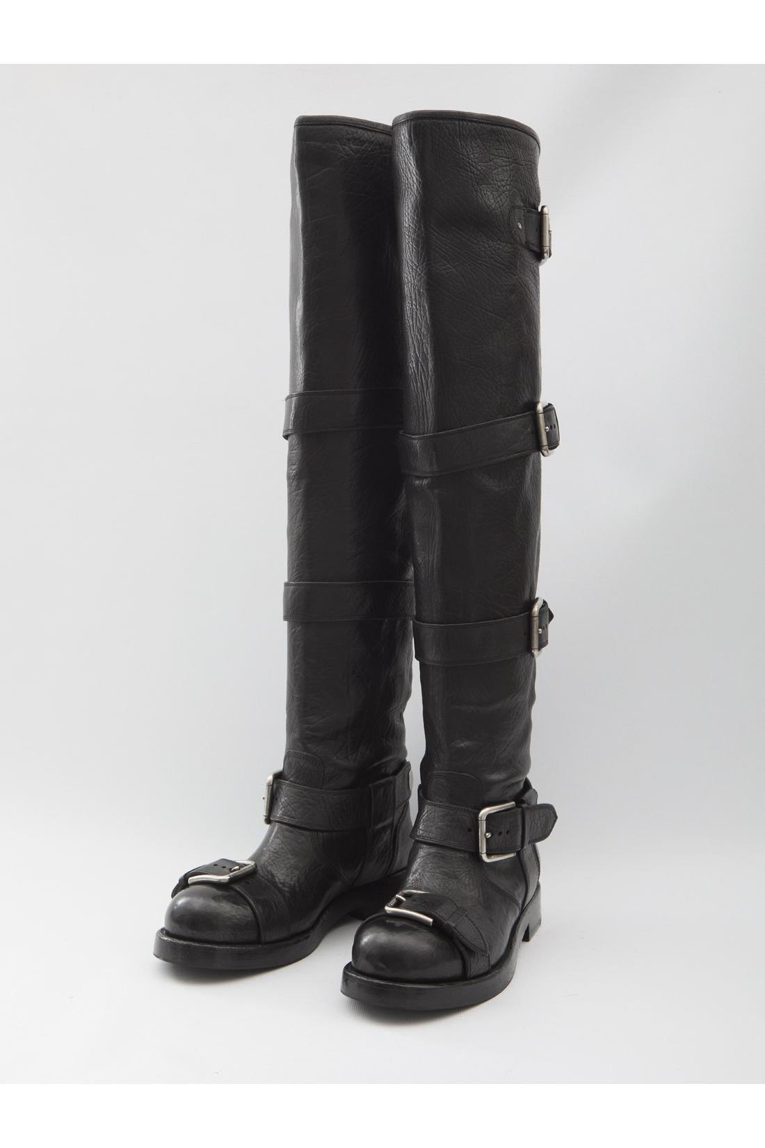 Dolce & Gabbana-OUTLET-SALE-Horse boots-ARCHIVIST