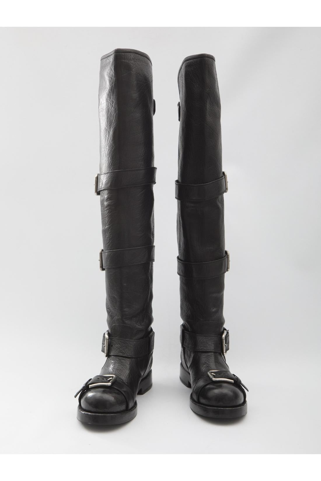 Dolce & Gabbana-OUTLET-SALE-Horse boots-ARCHIVIST