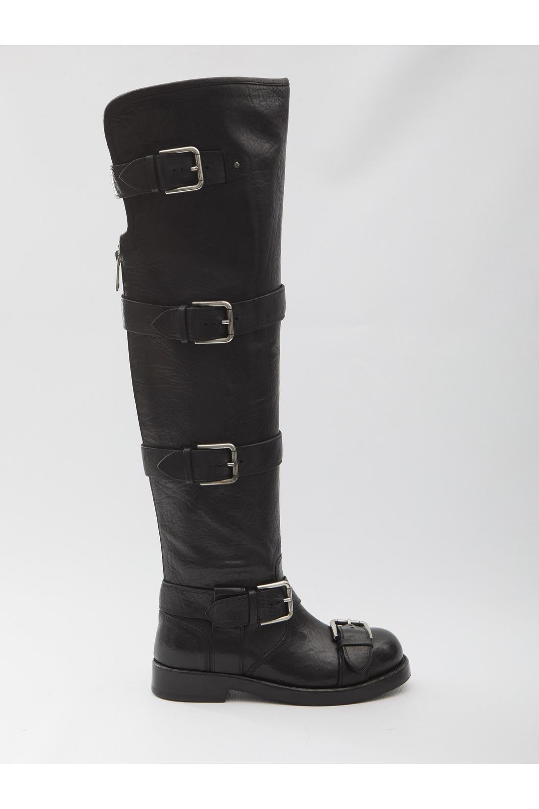 Dolce & Gabbana-OUTLET-SALE-Horse boots-ARCHIVIST