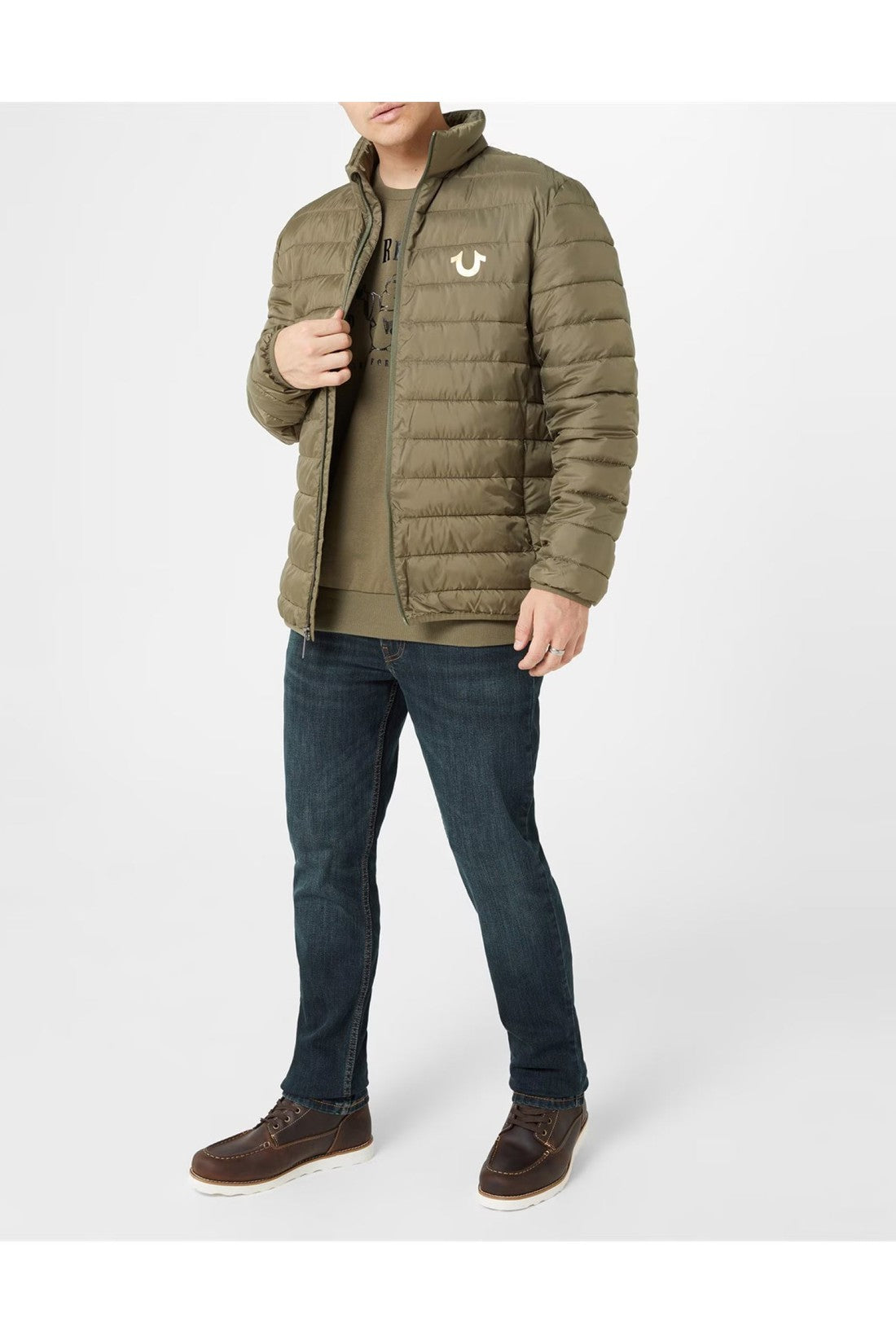 True Religion-OUTLET-SALE-Horseshoe Logo Puffer Jacket-ARCHIVIST