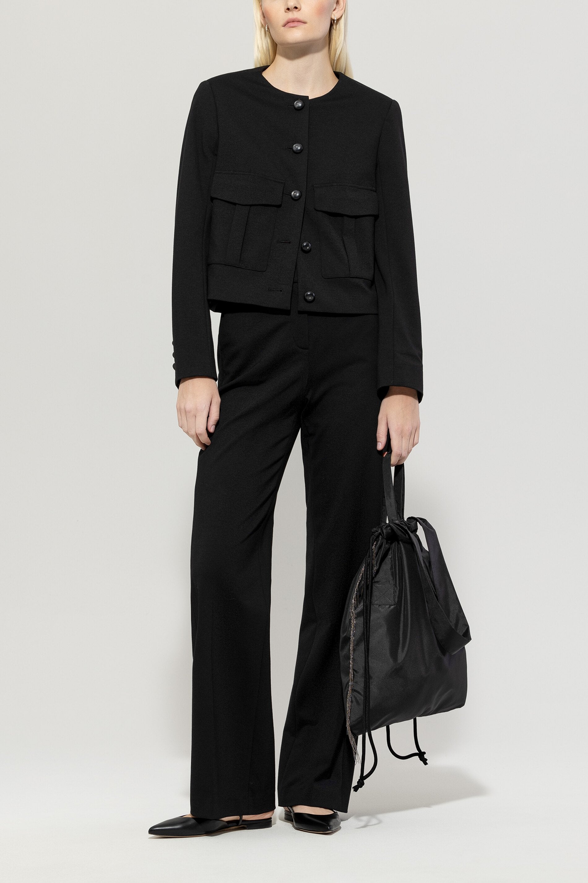 Luisa Cerano-Hose aus Punto-Milano-Hosen-Black-Deal-Outlet-by-ARCHIVIST