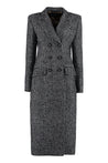 Dolce & Gabbana-OUTLET-SALE-Houndstooth double-breasted coat-ARCHIVIST