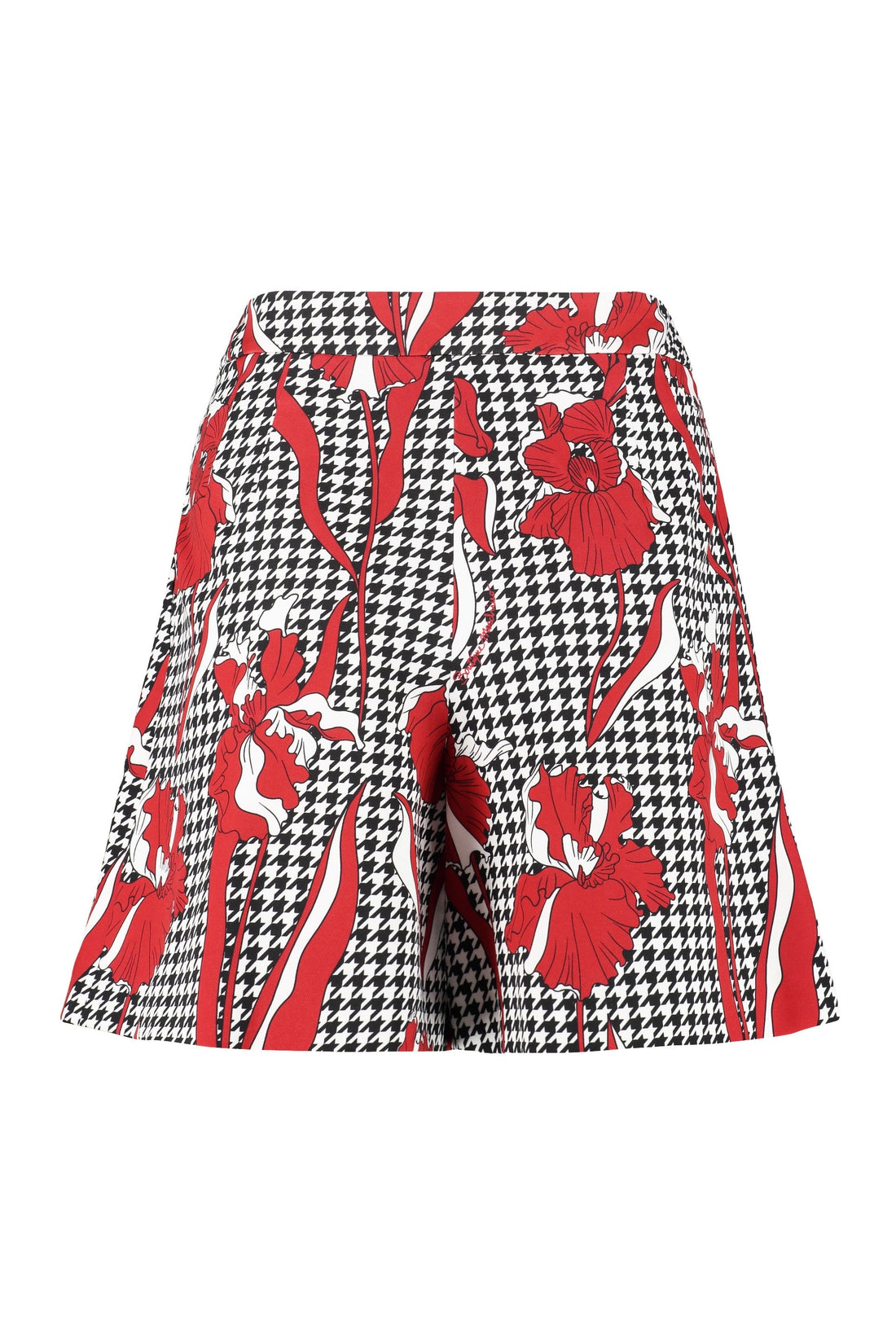 Boutique Moschino-OUTLET-SALE-Houndstooth shorts-ARCHIVIST