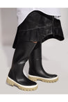 Tory Burch-OUTLET-SALE-Hurricane Tall Wellington Rain Boots-ARCHIVIST