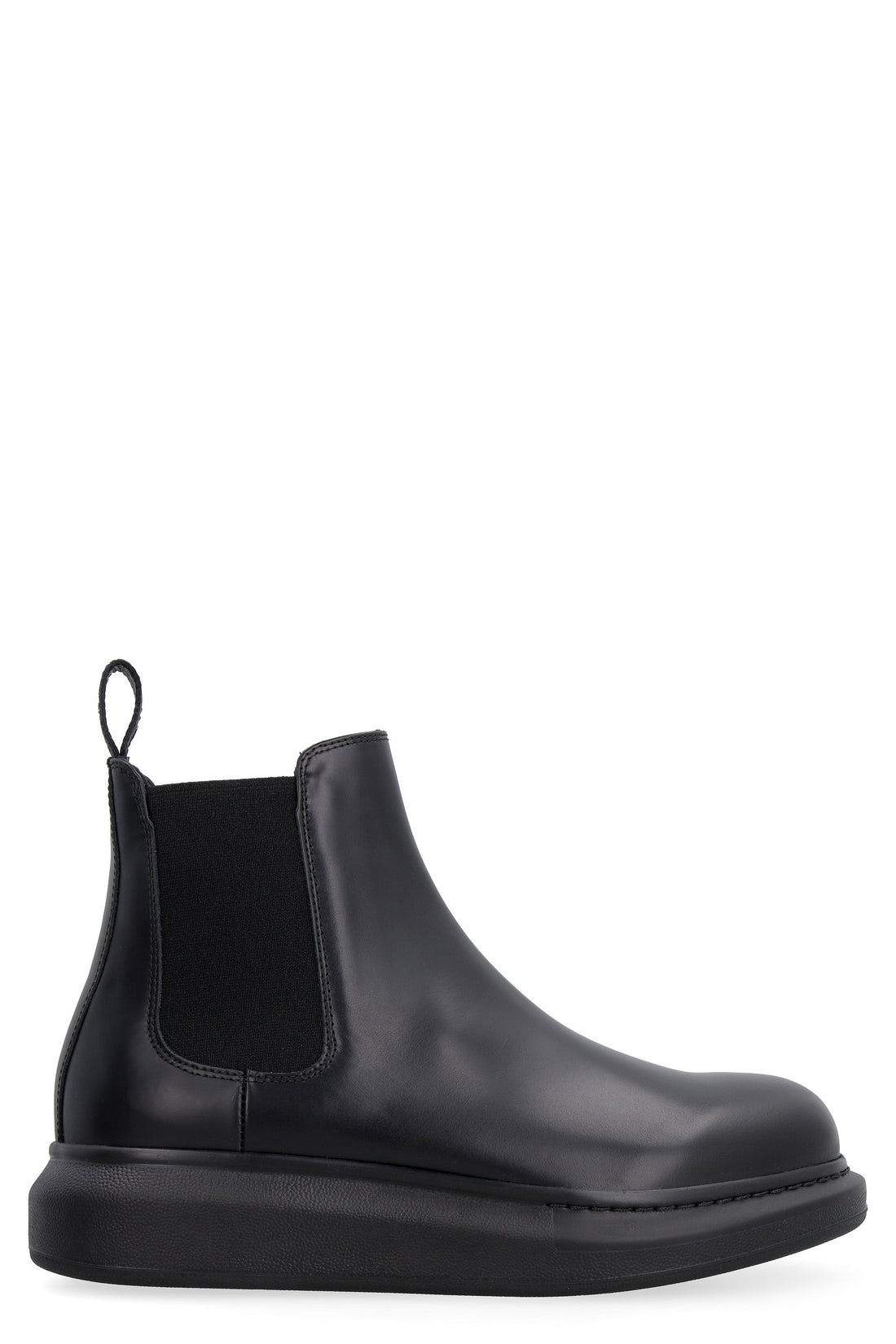Alexander McQueen-OUTLET-SALE-Hybrid leather Chelsea boots-ARCHIVIST