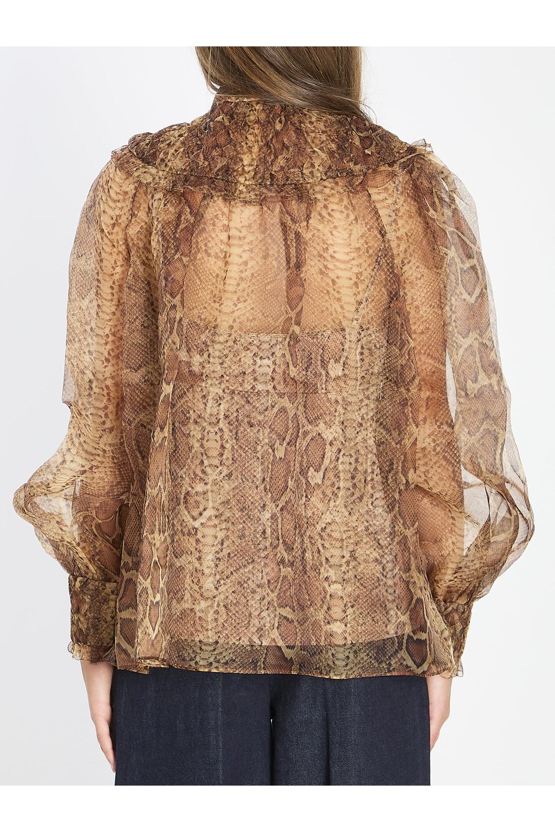 Zimmermann-OUTLET-SALE-Hypnotic Smocked blouse-ARCHIVIST