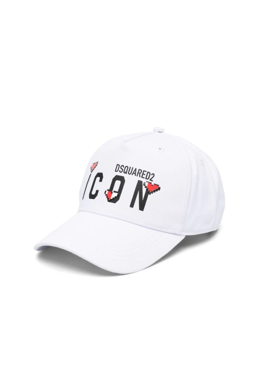 Dsquared2-OUTLET-SALE-ICON Logo Printed Curved Peak Baseball Cap-ARCHIVIST