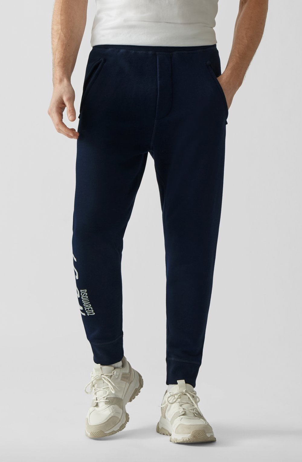 Dsquared2-OUTLET-SALE-ICON Logo Sweatpants-ARCHIVIST