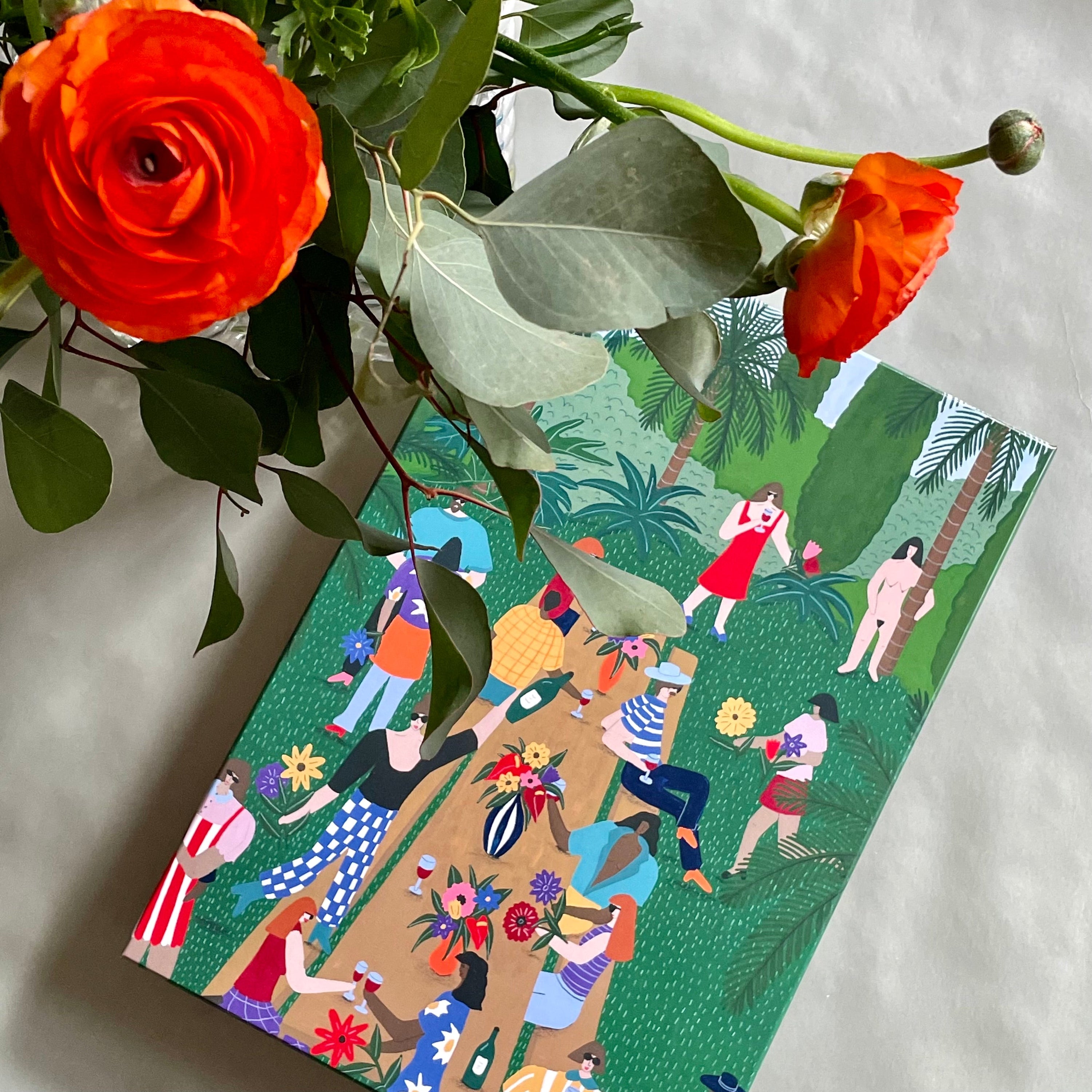 Das Puzzle Kollektiv-"Garden Party"-1000 Teile-Black-Deal-Outlet-by-ARCHIVIST