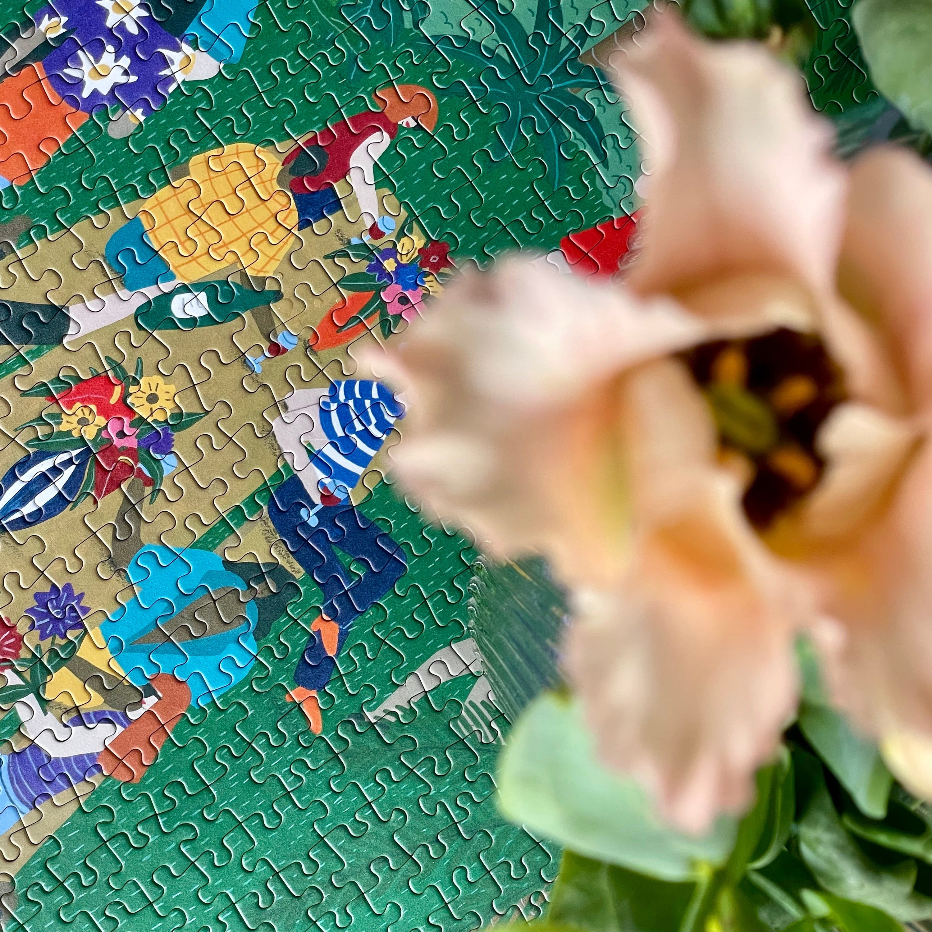 Das Puzzle Kollektiv-"Garden Party"-1000 Teile-Black-Deal-Outlet-by-ARCHIVIST