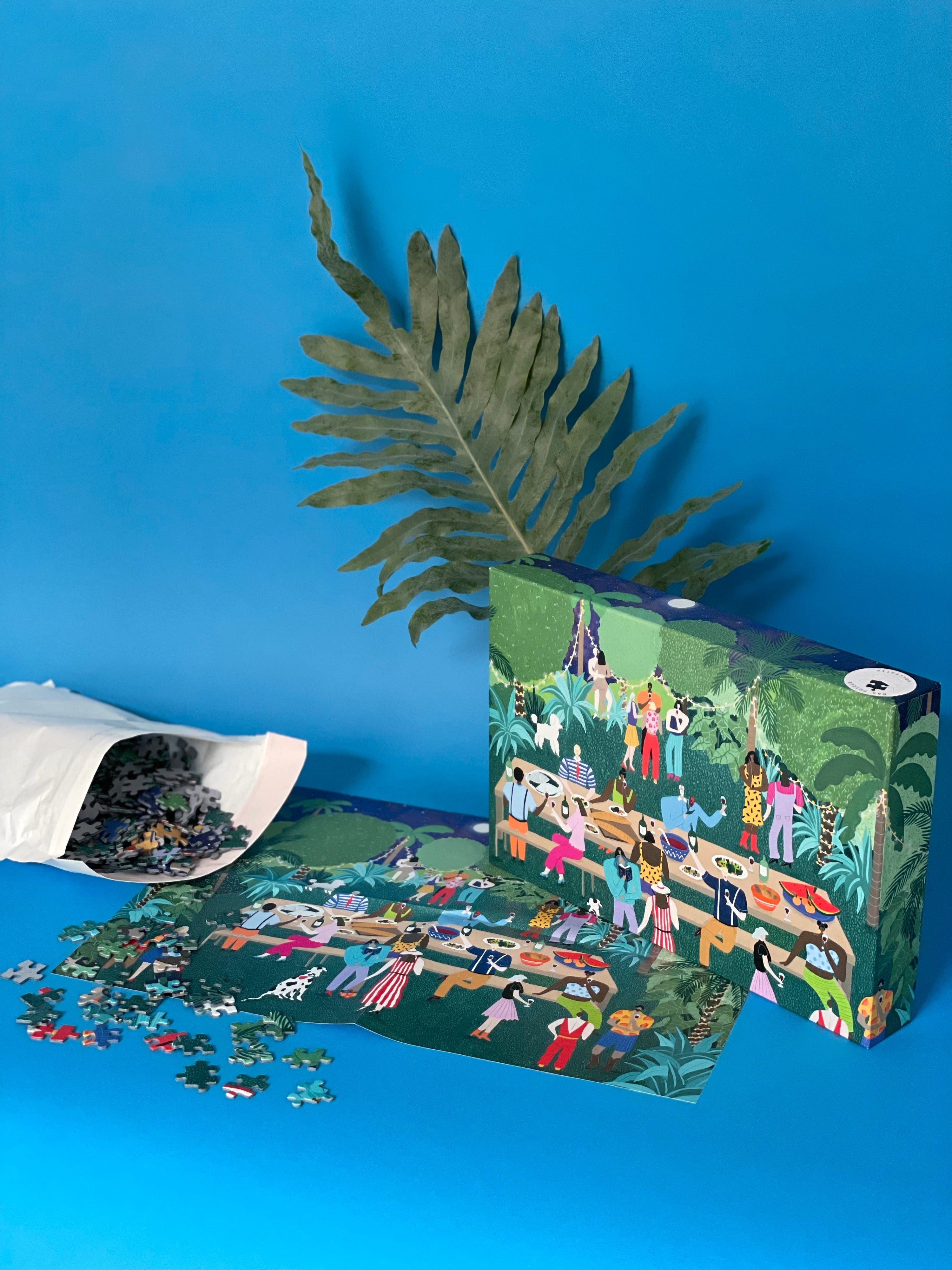 Das Puzzle Kollektiv-"Midnight In Paradise"-1000 Teile-Black-Deal-Outlet-by-ARCHIVIST