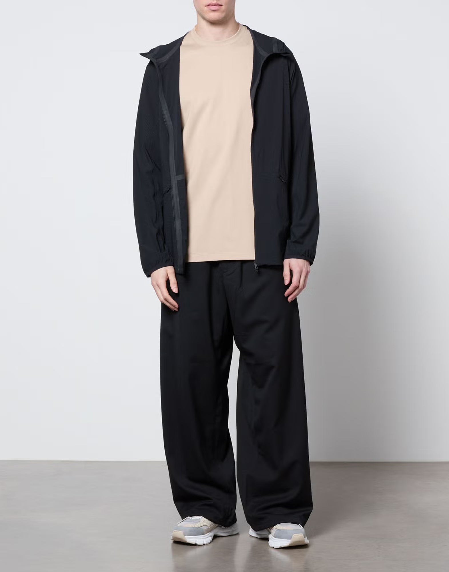 Y-3-OUTLET-SALE-Running Logo Ripstop Hooded Jacket-ARCHIVIST