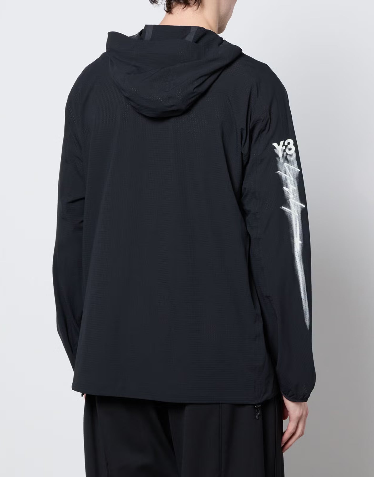 Y-3-OUTLET-SALE-Running Logo Ripstop Hooded Jacket-ARCHIVIST