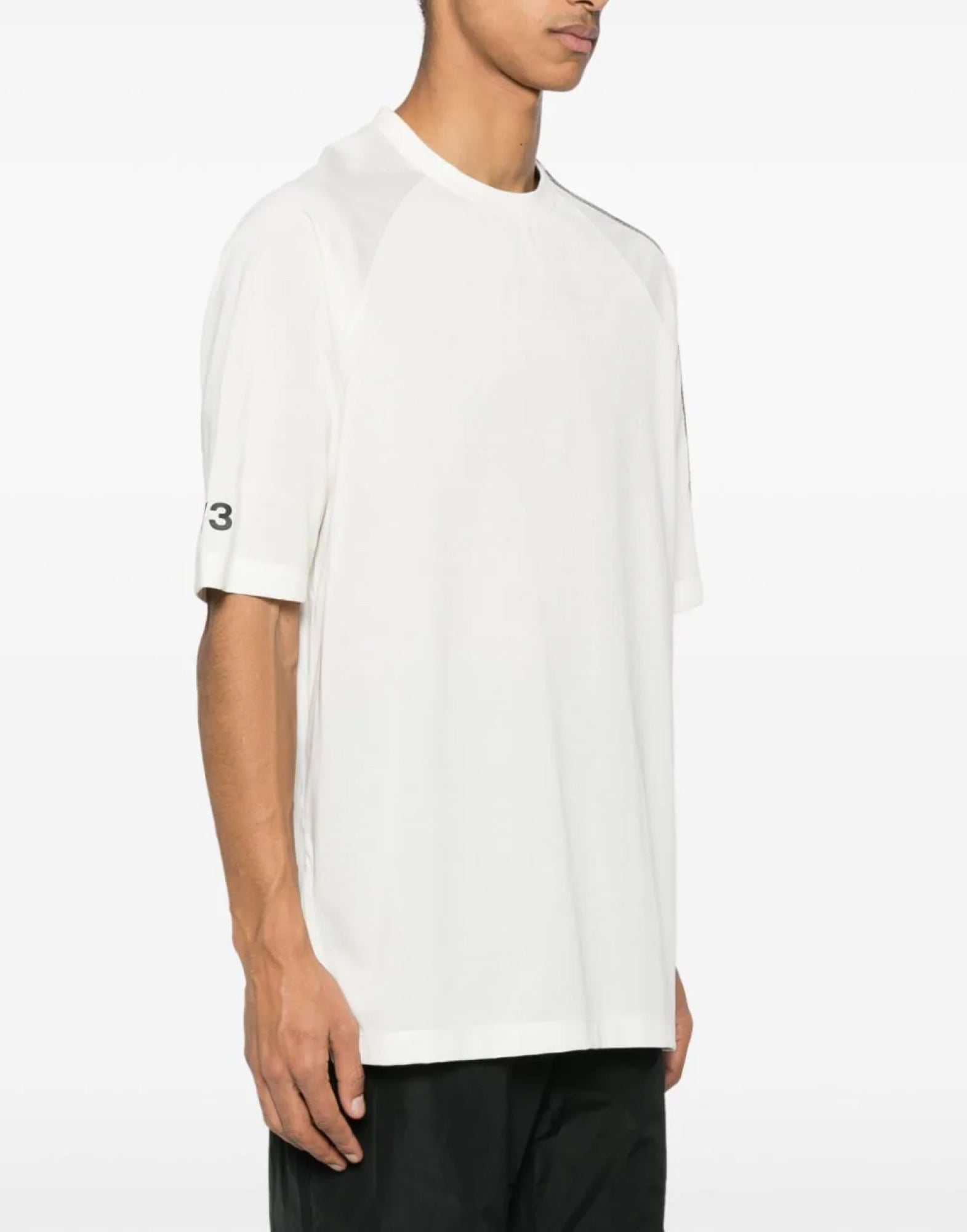 Y-3-OUTLET-SALE-3-Stripes Logo T-Shirt-ARCHIVIST