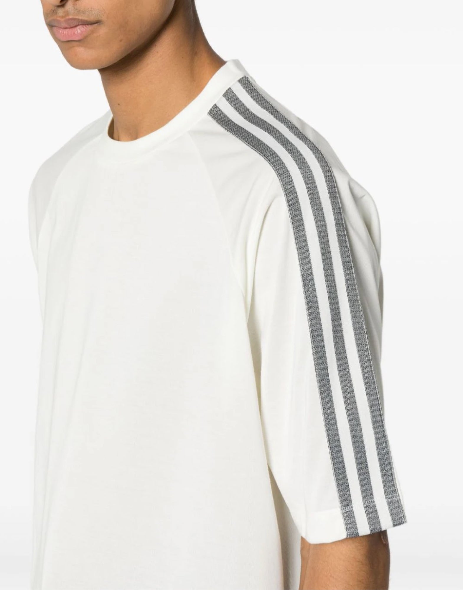 Y-3-OUTLET-SALE-3-Stripes Logo T-Shirt-ARCHIVIST