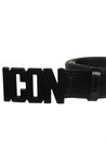 Dsquared2-OUTLET-SALE-Icon leather belt-ARCHIVIST