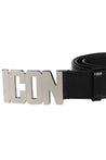 Dsquared2-OUTLET-SALE-Icon leather belt-ARCHIVIST