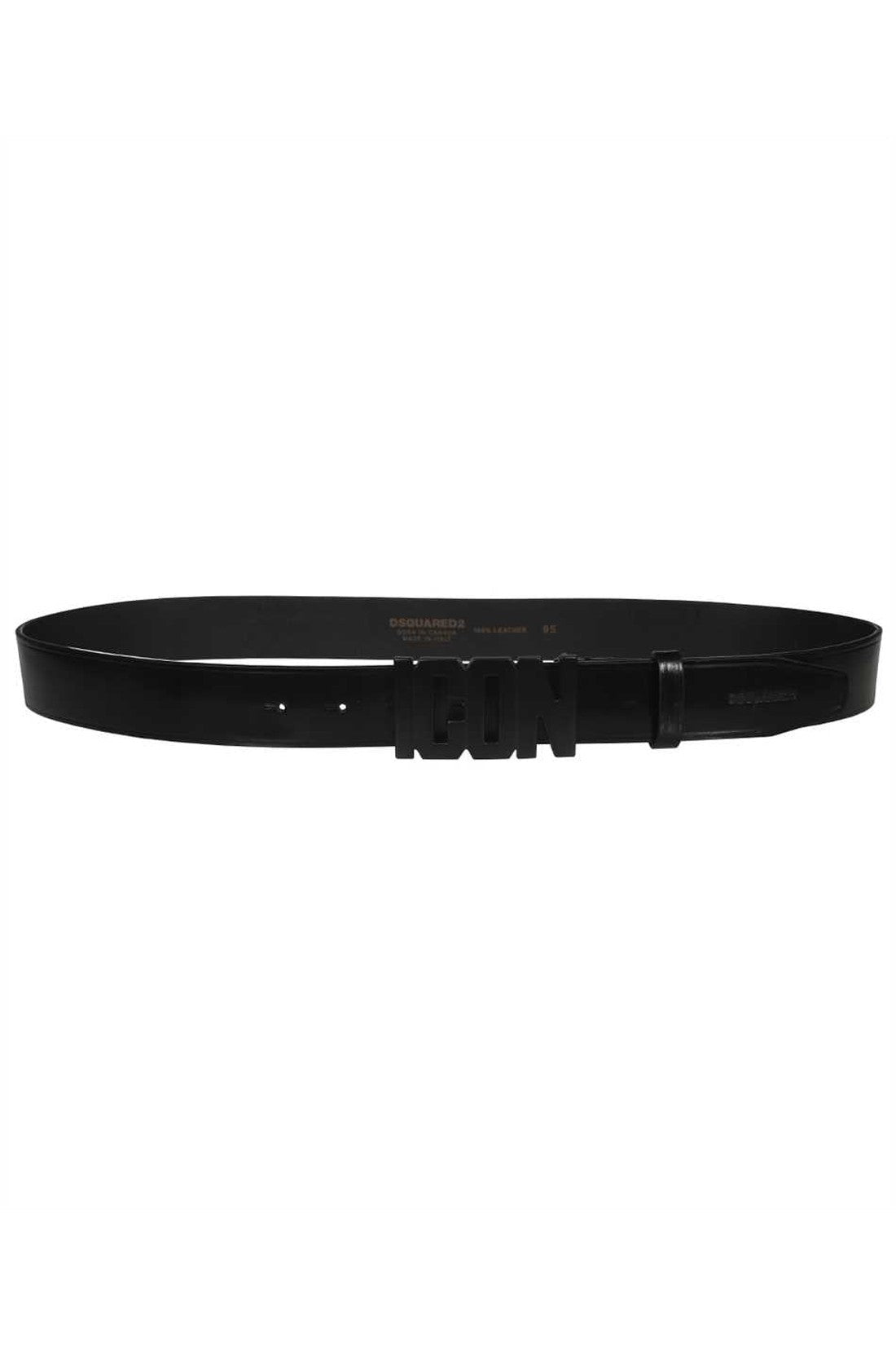 Dsquared2-OUTLET-SALE-Icon leather belt-ARCHIVIST