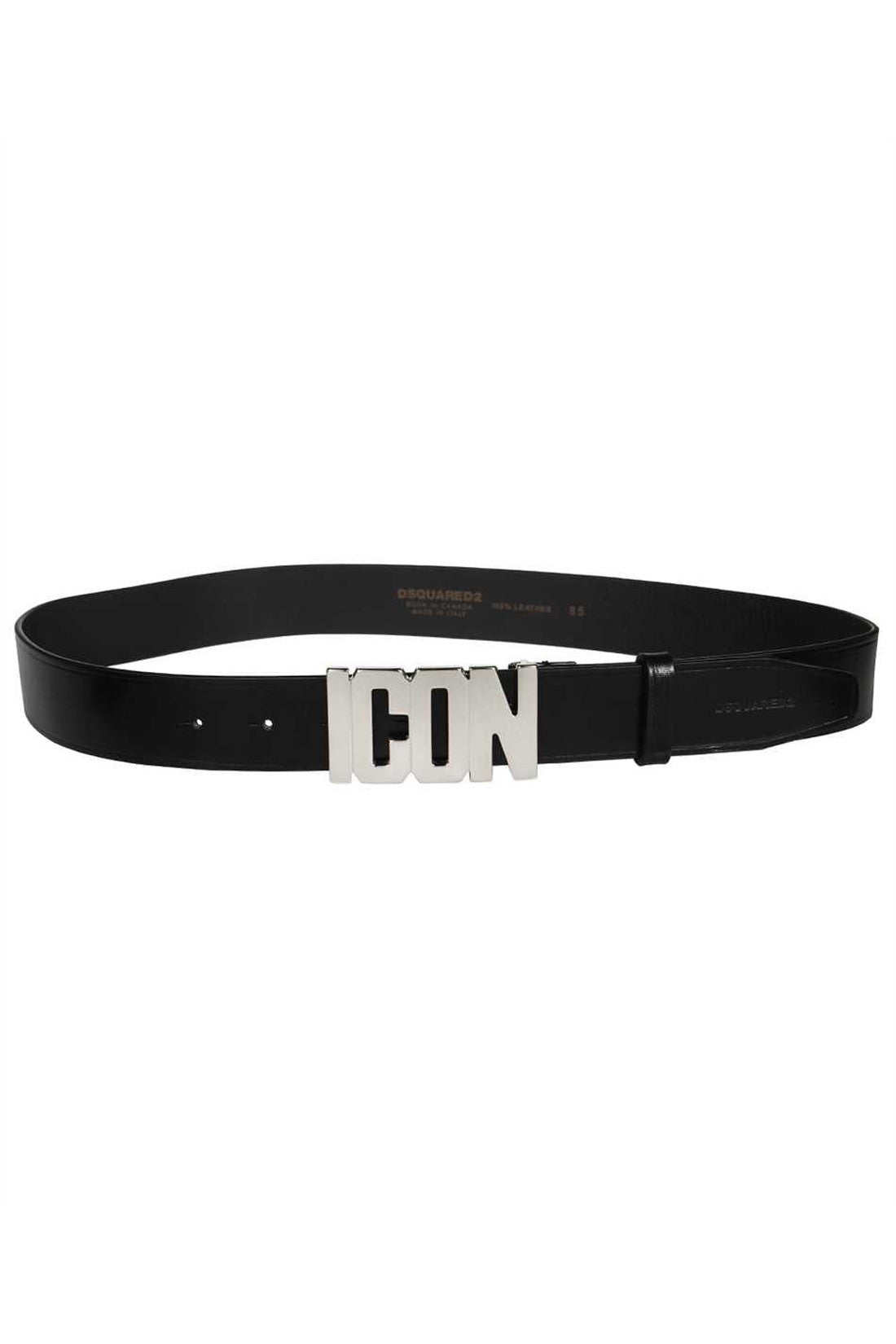 Dsquared2-OUTLET-SALE-Icon leather belt-ARCHIVIST