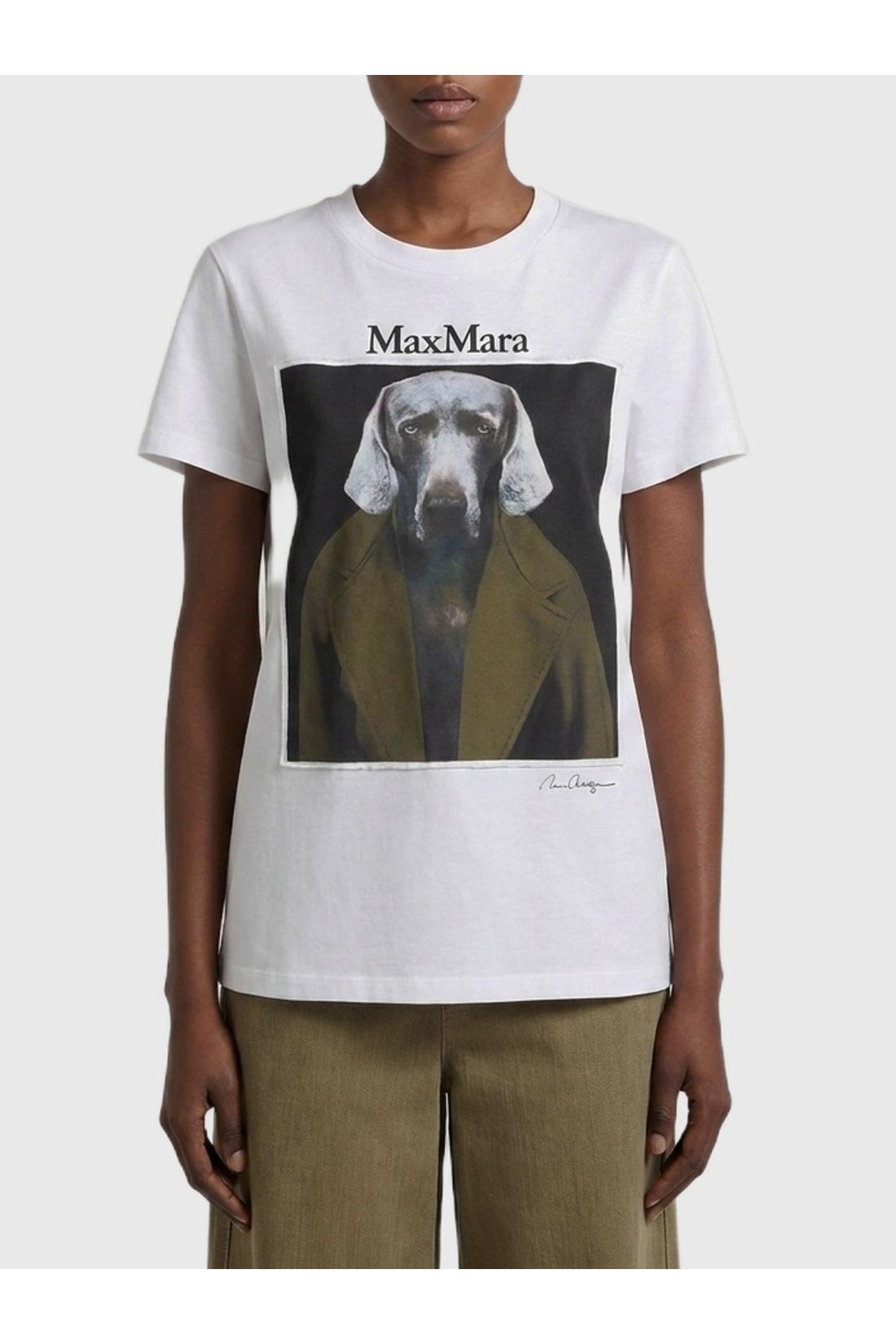 Max mara-OUTLET-SALE-Iconic print Calca T-shirt-ARCHIVIST