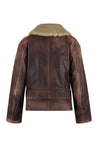 Golden Goose-OUTLET-SALE-Ilaria leather jacket-ARCHIVIST