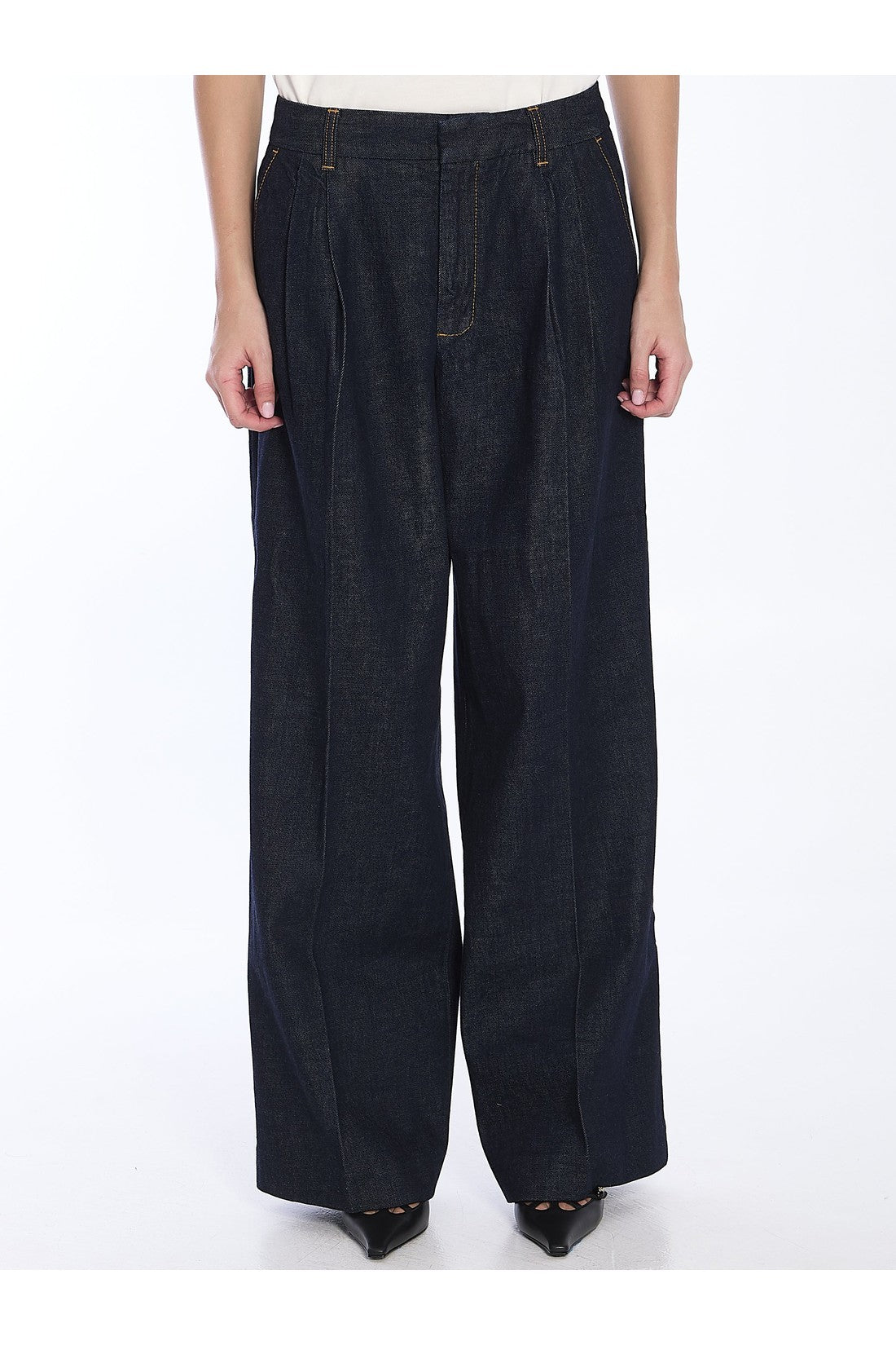 ZIMMERMANN-OUTLET-SALE-Illustration denim jeans-ARCHIVIST