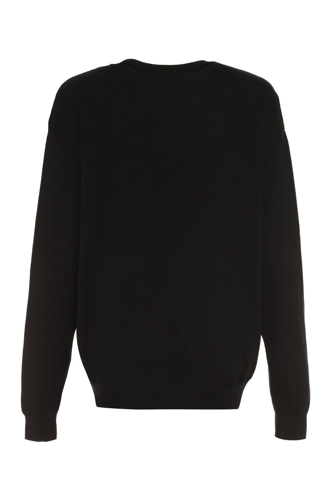 Moschino-OUTLET-SALE-Intarsia cotton sweater-ARCHIVIST