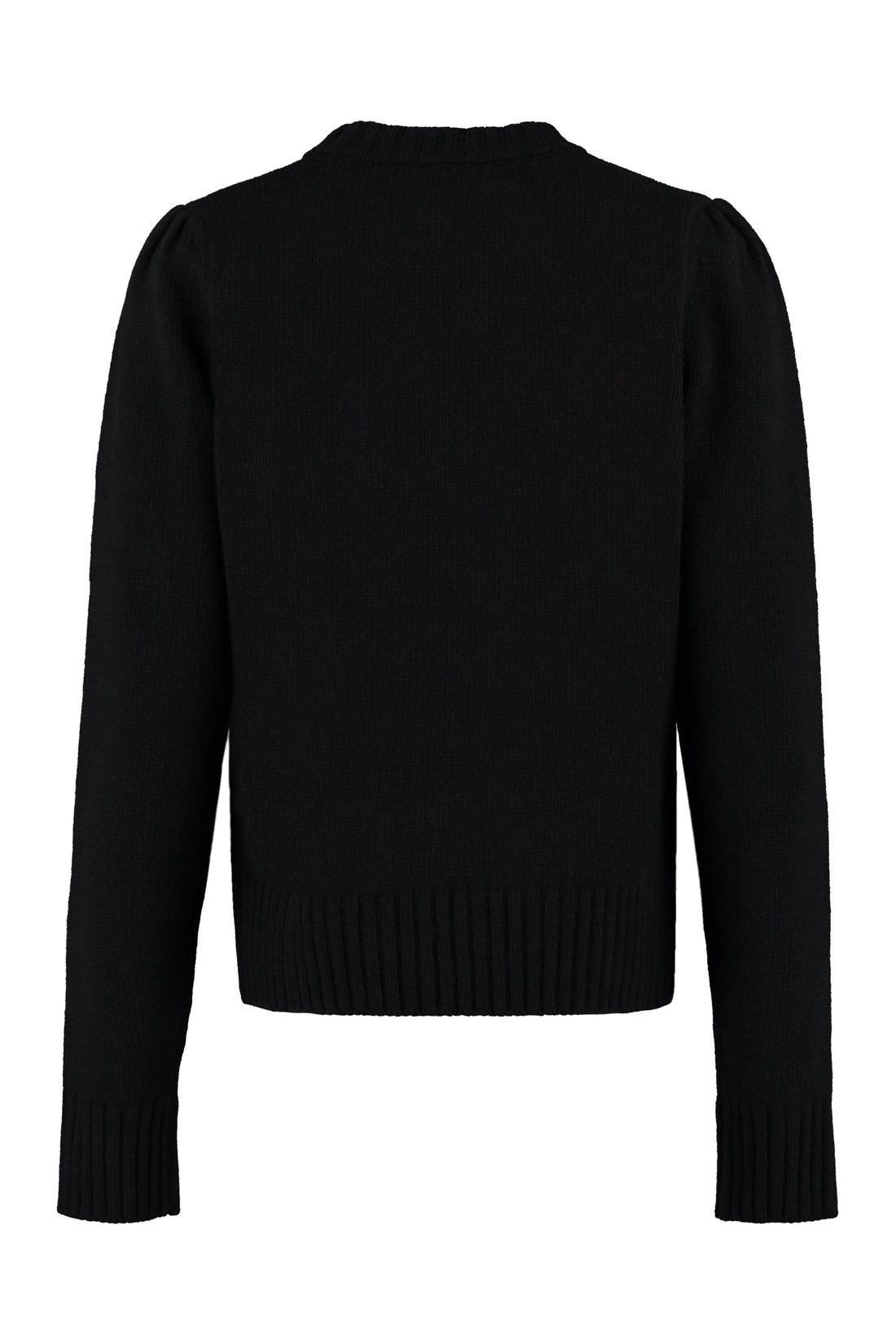 GANNI-OUTLET-SALE-Intarsia crew-neck sweater-ARCHIVIST