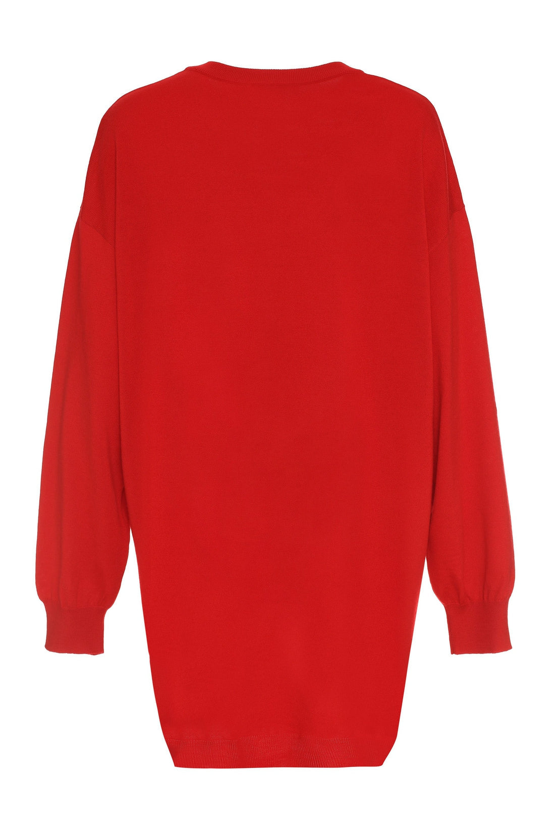 Moschino-OUTLET-SALE-Intarsia knit-dress-ARCHIVIST