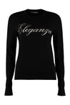 Dolce & Gabbana-OUTLET-SALE-Intarsia wool crew-neck pullover-ARCHIVIST