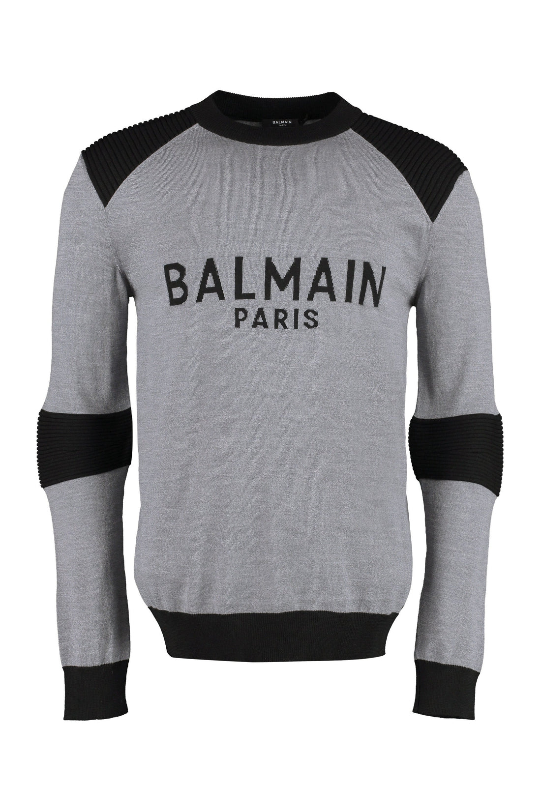 Balmain-OUTLET-SALE-Intarsia wool sweater-ARCHIVIST