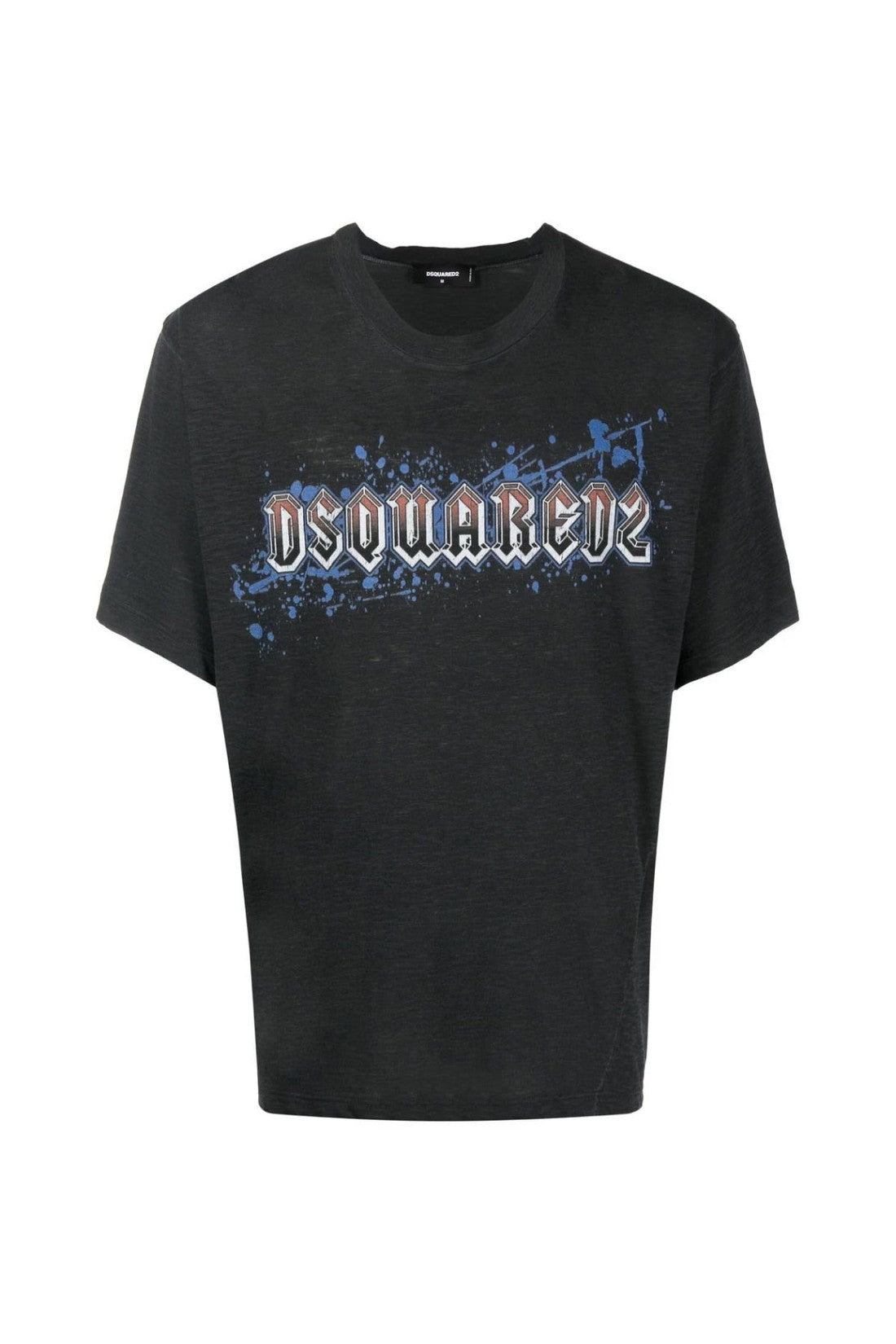 Dsquared2-OUTLET-SALE-Iron Logo Printed T-Shirt-ARCHIVIST