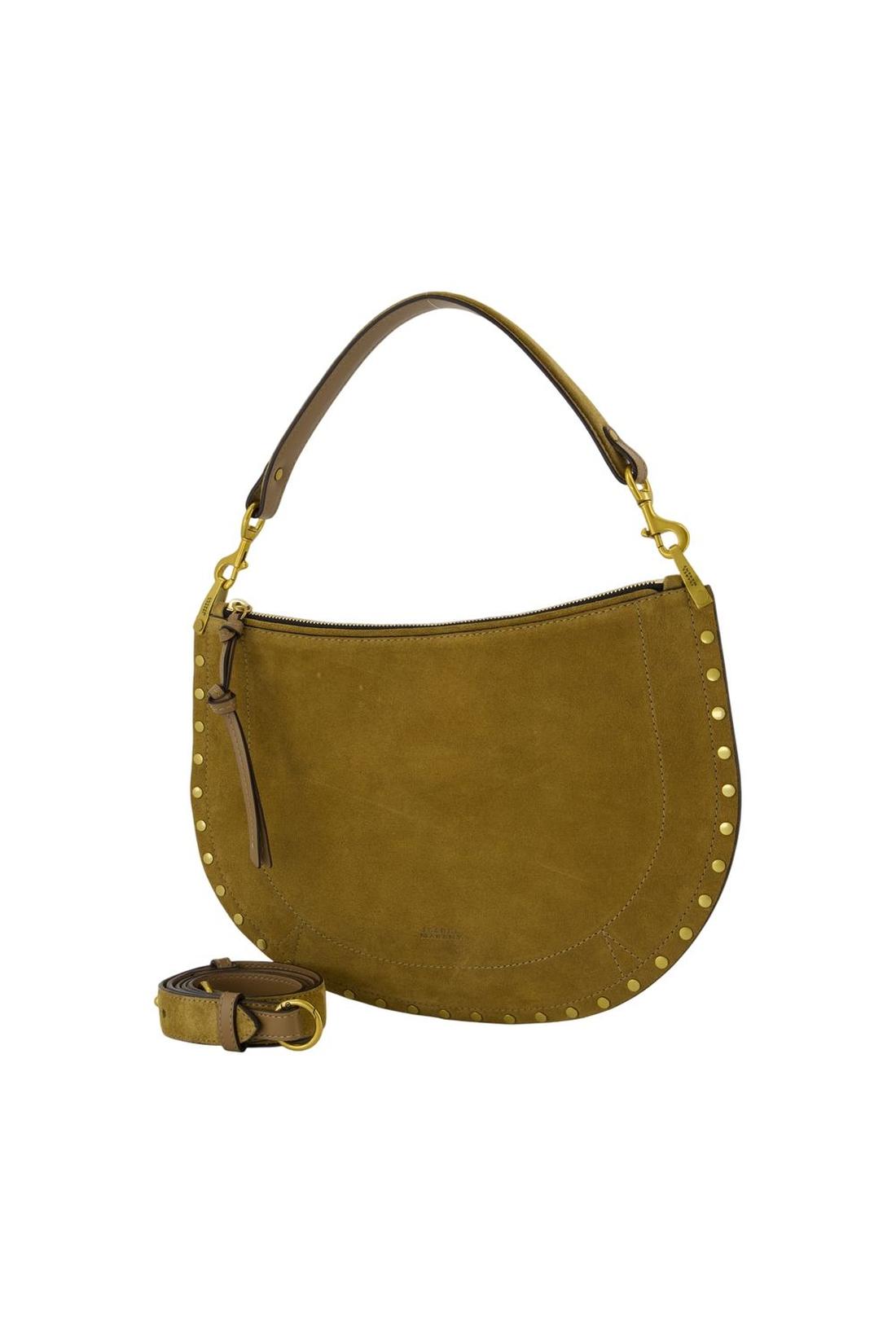 Kanao Schultertasche - Isabel Marant - Leder - Khaki-Taschen-Isabel Marant-ARCHIVIST