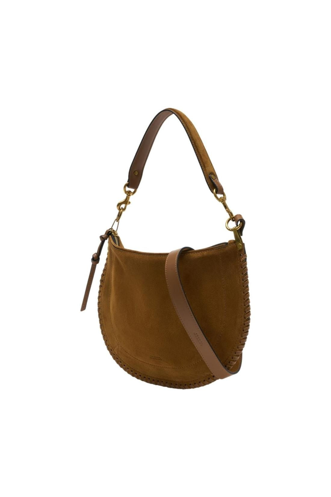 Oskan Soft Zip Gz Schultertasche - Isabel Marant - Leder - Braun-Taschen-Isabel Marant-ARCHIVIST