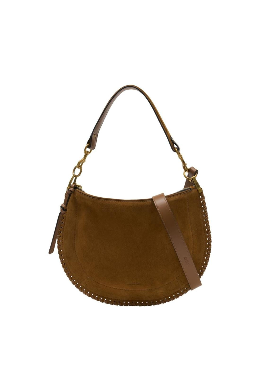 Oskan Soft Zip Gz Schultertasche - Isabel Marant - Leder - Braun-Taschen-Isabel Marant-One size-brown-ARCHIVIST