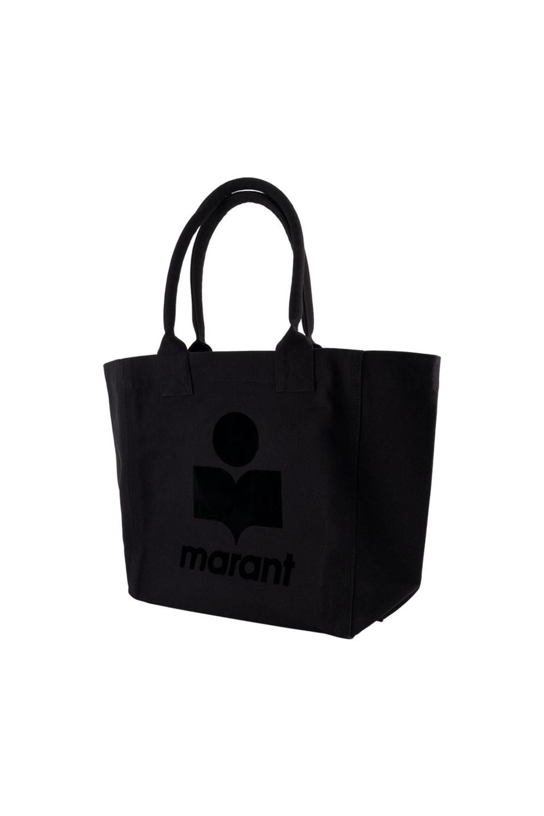 Small Yenky Cabas - Isabel Marant - Baumwolle - Schwarz-Taschen-Isabel Marant-ARCHIVIST