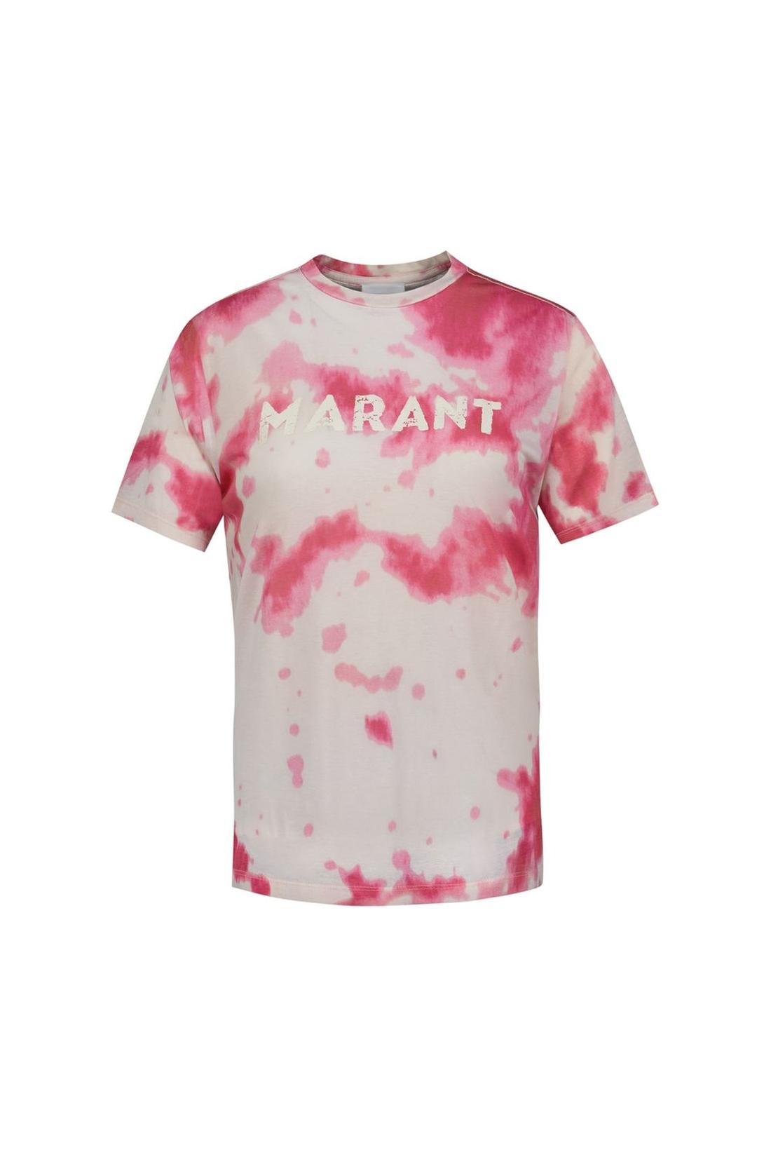 Zewel Gb T-Shirt - Isabel Marant - Baumwolle - Rosa-Shirts-Isabel Marant-XS-pink-ARCHIVIST