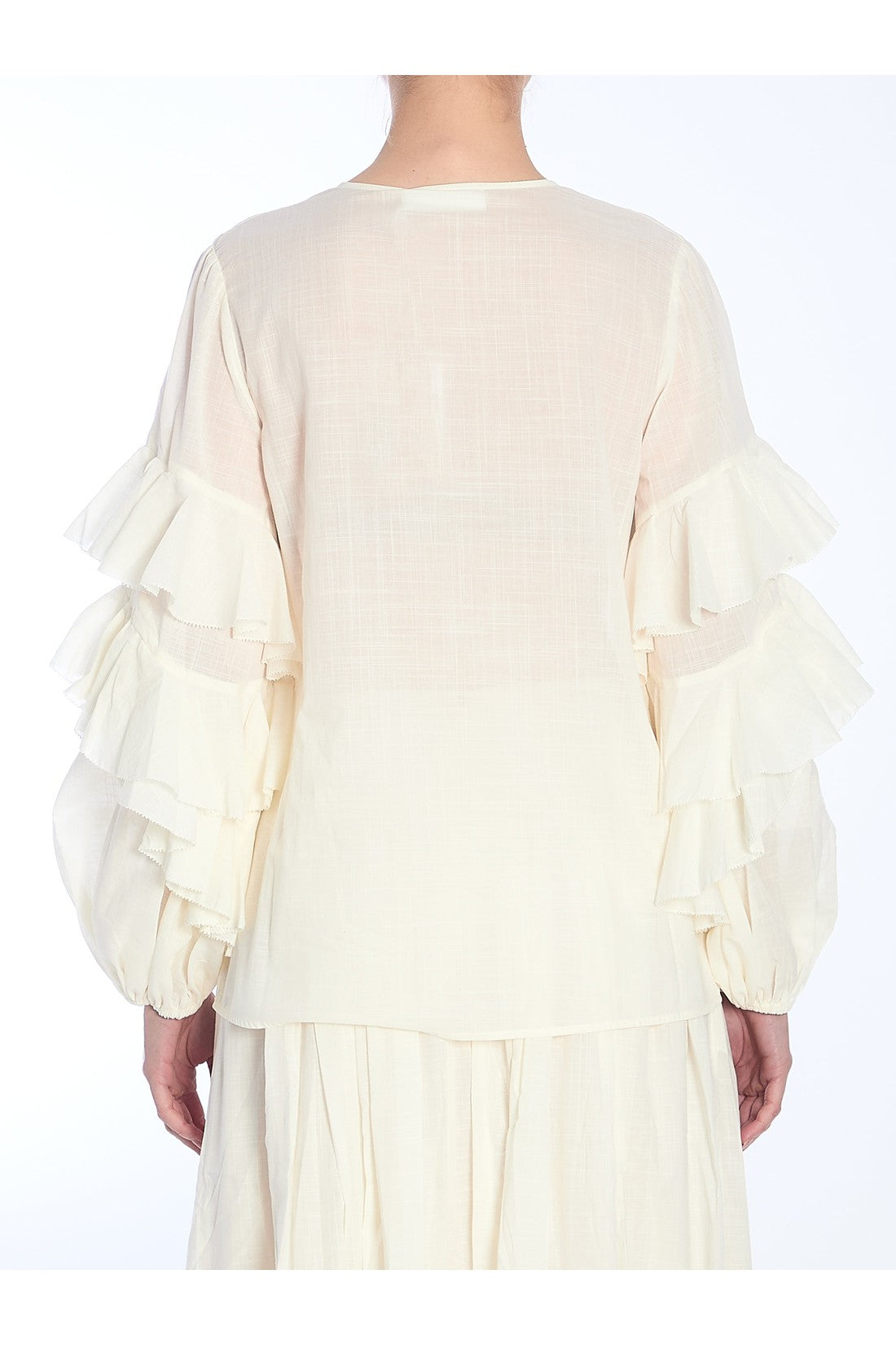 Zimmermann-OUTLET-SALE-Ivory Blouse-ARCHIVIST