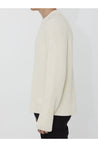 AMI PARIS-OUTLET-SALE-Ivory jumper with patch-ARCHIVIST