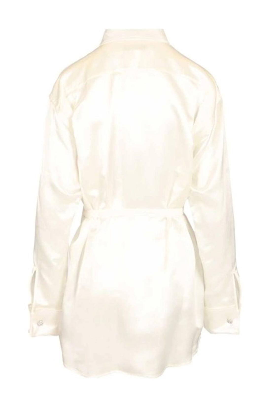 Balenciaga-OUTLET-SALE-Ivory wrap shirt-ARCHIVIST