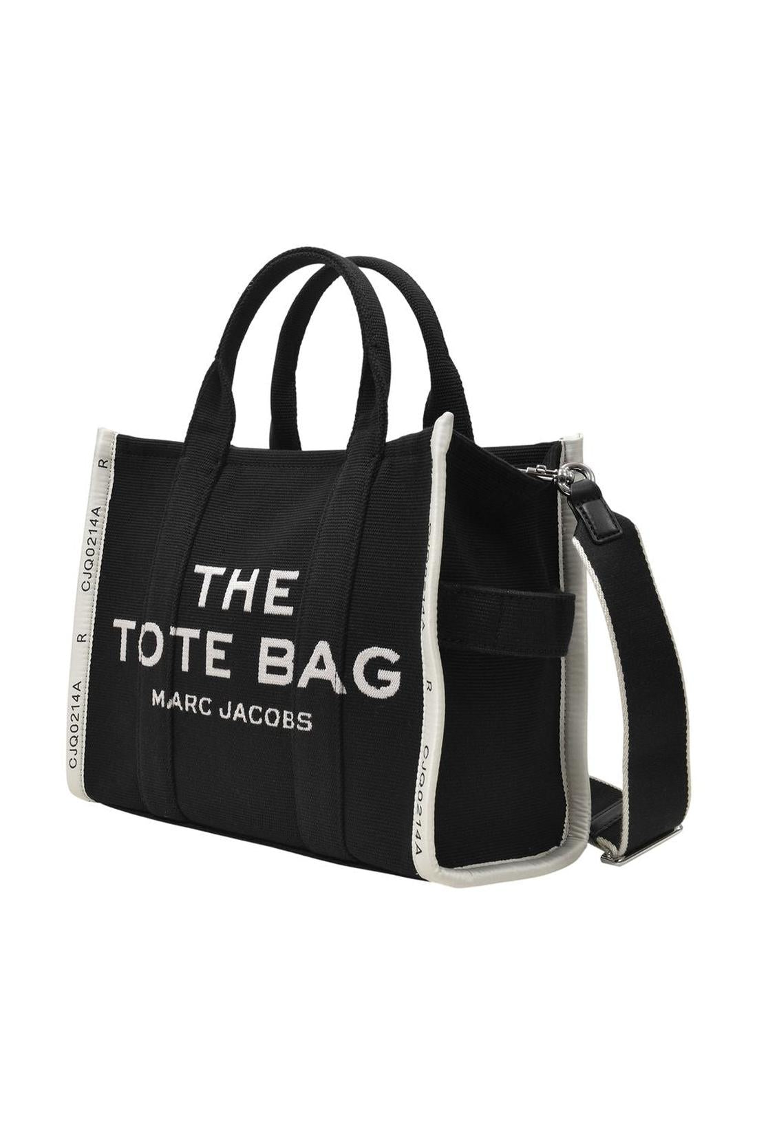 The Medium Tote Bag in black canvas